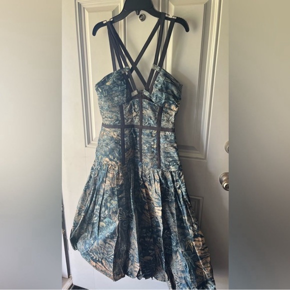 Ulla Johnson Kaia Floral Cotton Dress Sleeveless Waimea Womens Size 4 - Picture 8 of 12